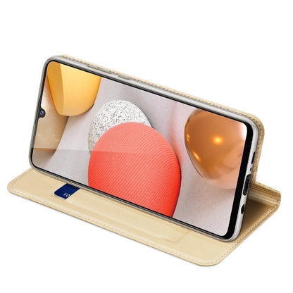 DUX DUCIS Skin Pro Bookcase type case for Samsung Galaxy A42 5G golden_5