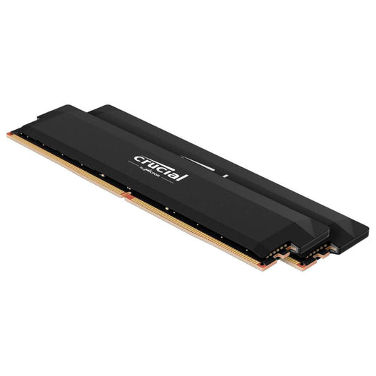 Memória RAM UDIMM Crucial Pro Overclocking 32GB (2x16GB) DDR5-6000MHz (AMD Expo/Intel XMP) CL36 (36-38-38-80) 1.35V Preta