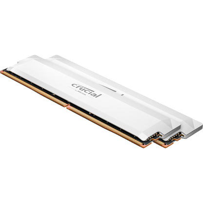 Memória Crucial Pro Overclocking White 32GB (2x16GB) DDR5 6000MHz