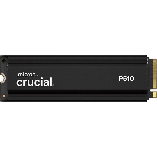 SSD M.2 2280 Crucial P510 1TB c/ Heatsink TLC NAND NVMe PCIe Gen 5.0x4
