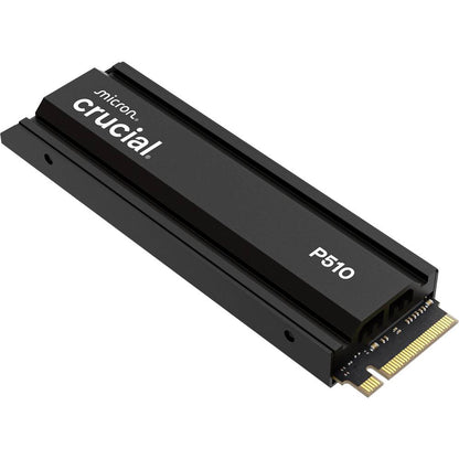 SSD M.2 2280 Crucial P510 1TB c/ Heatsink TLC NAND NVMe PCIe Gen 5.0x4