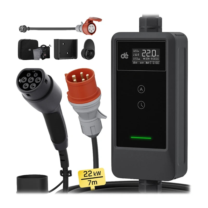 Portable EV charger dé Traveler Set 22kW_1