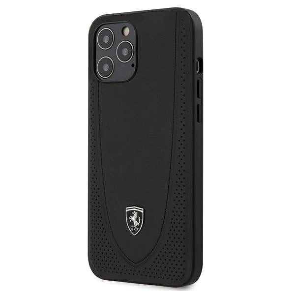 Ferrari FEOGOHCP12LBK iPhone 12 Pro Max 6.7" black/black hardcase Off Track Perforated_0