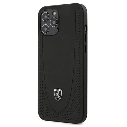 Ferrari FEOGOHCP12LBK iPhone 12 Pro Max 6.7" black/black hardcase Off Track Perforated_0