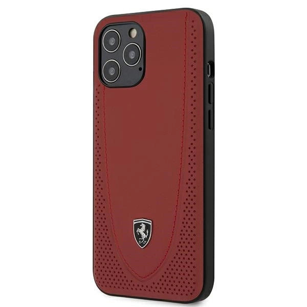 Ferrari FEOGOHCP12LRE iPhone 12 Pro Max 6.7" red/red hardcase Off Track Perforated_0