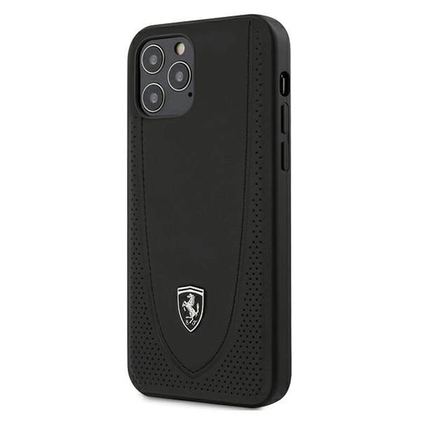 Ferrari FEOGOHCP12MBK iPhone 12/12 Pro 6.1" black/black hardcase Off Track Perforated_0