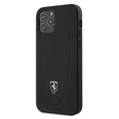 Ferrari FEOGOHCP12MBK iPhone 12/12 Pro 6.1" black/black hardcase Off Track Perforated_0