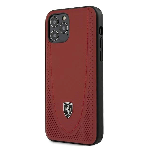 Ferrari FEOGOHCP12MRE iPhone 12/12 Pro 6.1" red/red hardcase Off Track Perforated_0