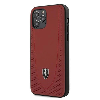 Ferrari FEOGOHCP12MRE iPhone 12/12 Pro 6.1" red/red hardcase Off Track Perforated_0