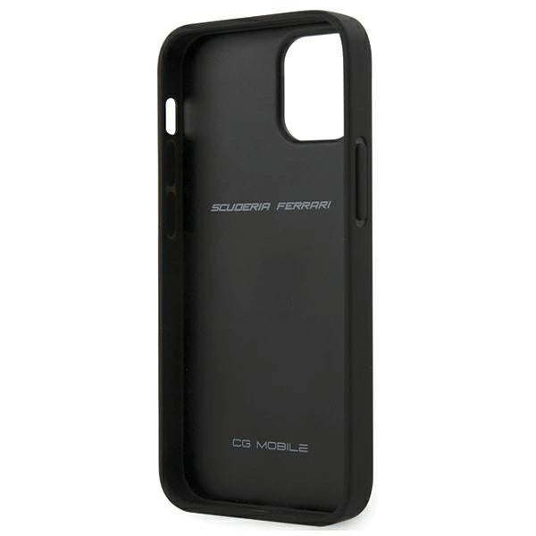 Ferrari FESNECHCP12SBK iPhone 12 mini 5.4" black/black hardcase On Track PU Carbon_2