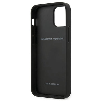 Ferrari FESPEHCP12SRE iPhone 12 mini 5.4" red/red hardcase On Track Perforated_7