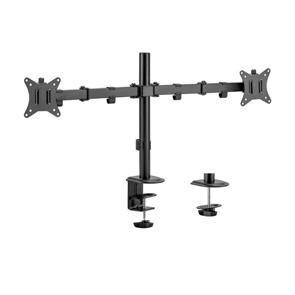 Suporte Secretária Equip / Articulado 2 Monitores 17" 32" / Preto_0