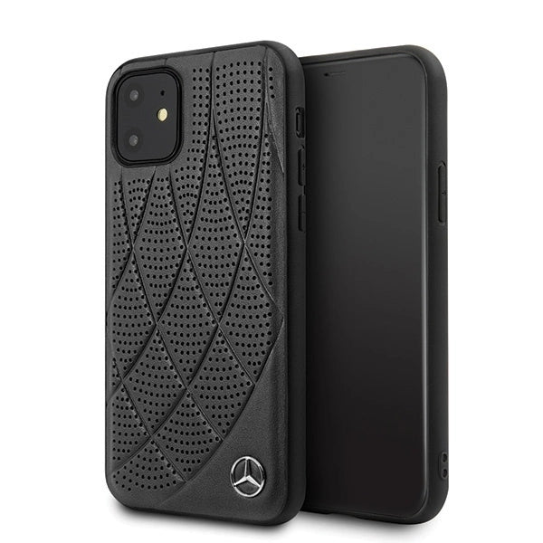 Mercedes MEHCP12SDIQBK iPhone 12 mini 5,4" czarny/black hardcase Bow Line_0