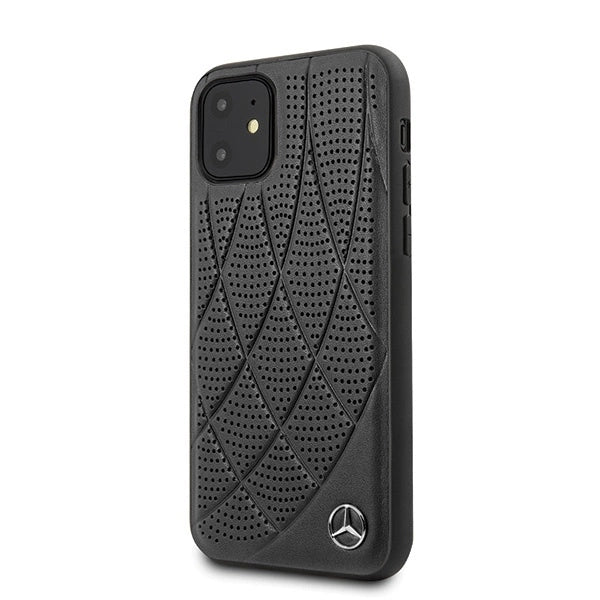 Mercedes MEHCP12SDIQBK iPhone 12 mini 5,4" czarny/black hardcase Bow Line_1