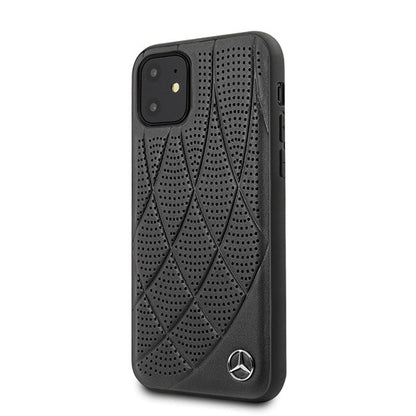 Mercedes MEHCP12SDIQBK iPhone 12 mini 5,4" czarny/black hardcase Bow Line_1