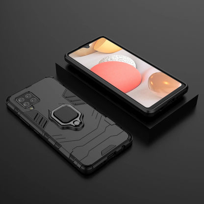 Ring Armor Case Kickstand Tough Rugged Cover for Samsung Galaxy A42 5G black_7