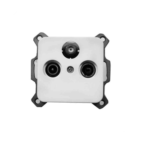 Tomada tv+fm+sat encastrar "serie term" branco 70x35x65mm (saco blÃ­ster)_0
