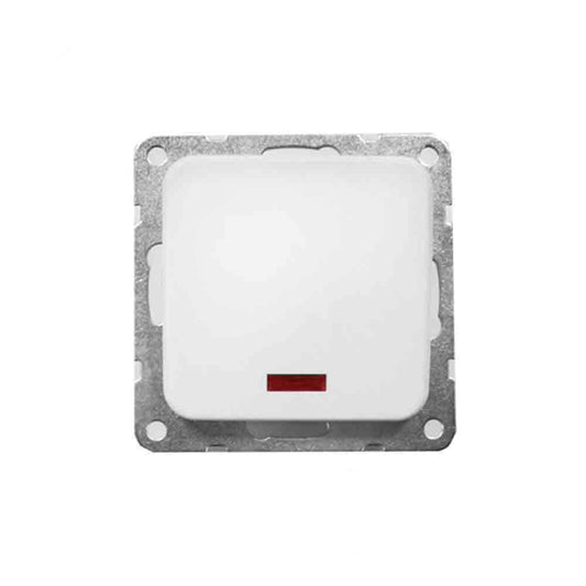 Interruptor encastrar luminoso "serie term" branco 70x35x70mm (saco blÃ­ster)_0