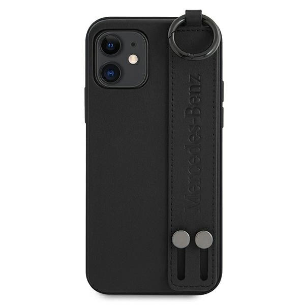 Mercedes MEHCP12SLSSBK iPhone 12 mini 5,4" czarny/black hardcase Strap Line_2