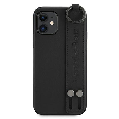 Mercedes MEHCP12SLSSBK iPhone 12 mini 5,4" czarny/black hardcase Strap Line_2