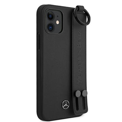 Mercedes MEHCP12SLSSBK iPhone 12 mini 5,4" czarny/black hardcase Strap Line_3