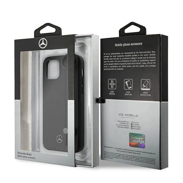 Mercedes MEHCP12SLSSBK iPhone 12 mini 5,4" czarny/black hardcase Strap Line_7
