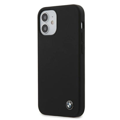 Etui BMW BMHCP12SSILBK iPhone 12 mini 5,4" czarny/black hardcase Silicone Signature_1