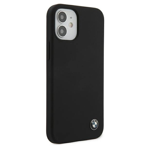 Etui BMW BMHCP12SSILBK iPhone 12 mini 5,4" czarny/black hardcase Silicone Signature_3