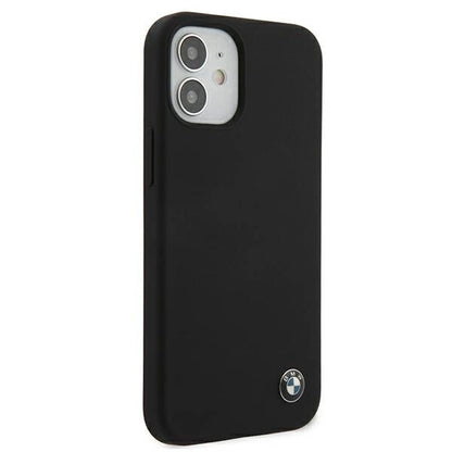 Etui BMW BMHCP12SSILBK iPhone 12 mini 5,4" czarny/black hardcase Silicone Signature_3