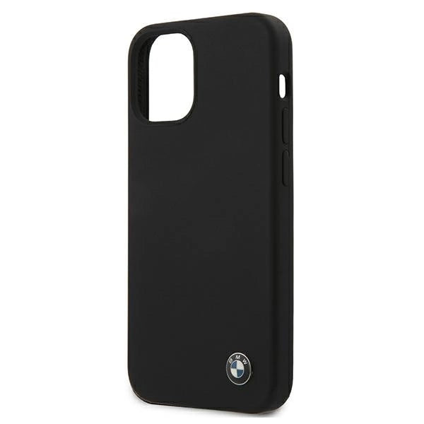 Etui BMW BMHCP12SSILBK iPhone 12 mini 5,4" czarny/black hardcase Silicone Signature_5