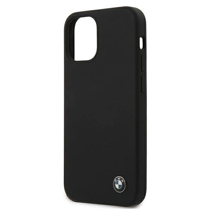Etui BMW BMHCP12SSILBK iPhone 12 mini 5,4" czarny/black hardcase Silicone Signature_5