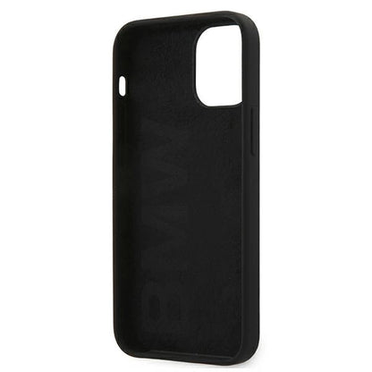 Etui BMW BMHCP12SSILBK iPhone 12 mini 5,4" czarny/black hardcase Silicone Signature_6