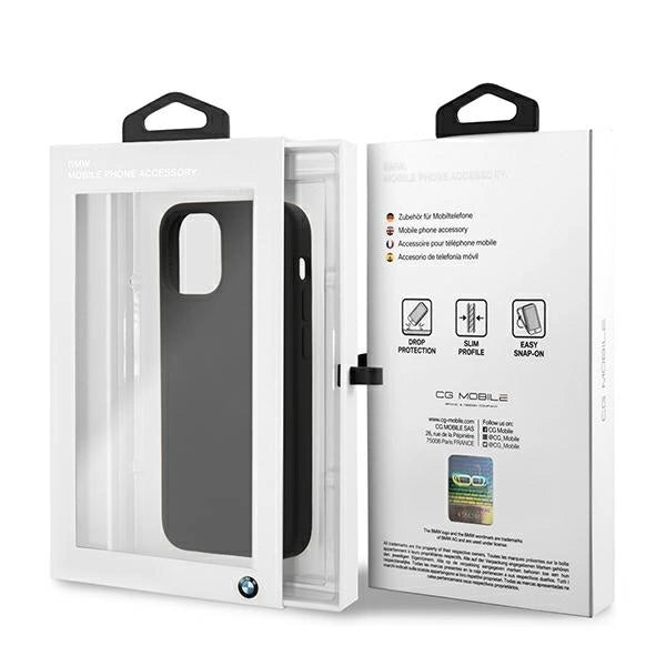 Etui BMW BMHCP12SSILBK iPhone 12 mini 5,4" czarny/black hardcase Silicone Signature_8