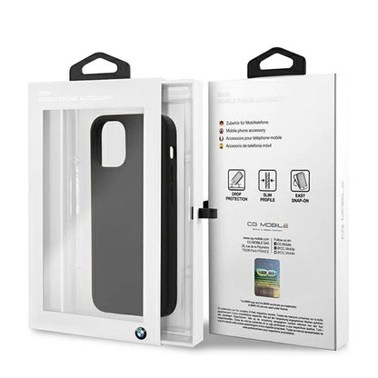 Etui BMW BMHCP12SSILBK iPhone 12 mini 5,4" czarny/black hardcase Silicone Signature_8