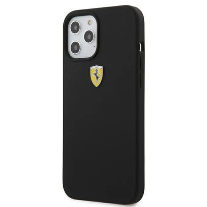 Ferrari FESSIHCP12LBK iPhone 12 Pro Max 6.7" black/black hardcase On Track Silicone_1
