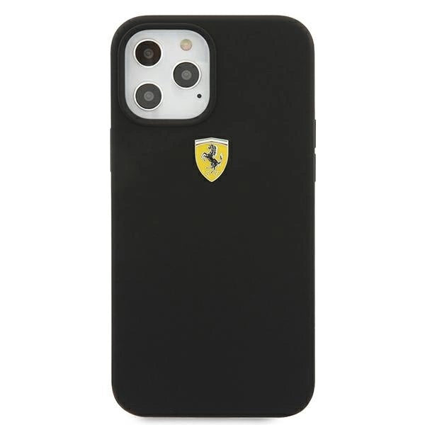 Ferrari FESSIHCP12LBK iPhone 12 Pro Max 6.7" black/black hardcase On Track Silicone_2
