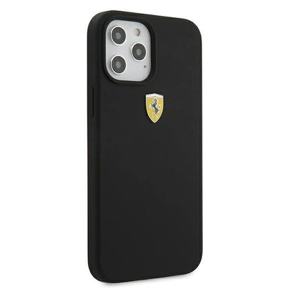 Ferrari FESSIHCP12LBK iPhone 12 Pro Max 6.7" black/black hardcase On Track Silicone_3