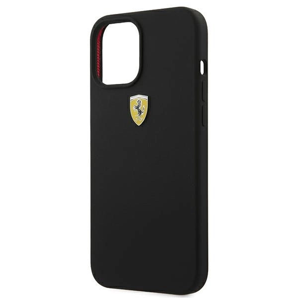 Ferrari FESSIHCP12LBK iPhone 12 Pro Max 6.7" black/black hardcase On Track Silicone_5