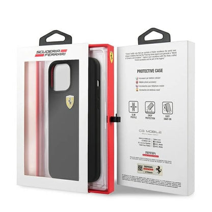 Ferrari FESSIHCP12LBK iPhone 12 Pro Max 6.7" black/black hardcase On Track Silicone_8