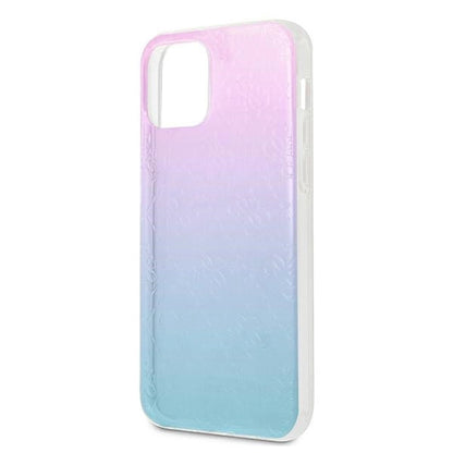 Guess GUHCP12L3D4GGBP iPhone 12 Pro Max 6,7" niebiesko-różowy/blue&pink hardcase 4G 3D Pattern Collection_5