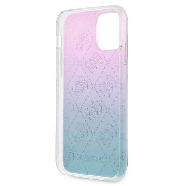 Guess GUHCP12L3D4GGBP iPhone 12 Pro Max 6,7" niebiesko-różowy/blue&pink hardcase 4G 3D Pattern Collection_6