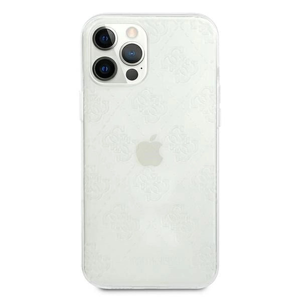 Guess GUHCP12L3D4GTR iPhone 12 Pro Max 6.7" transparent hardcase 4G 3D Pattern Collection_2
