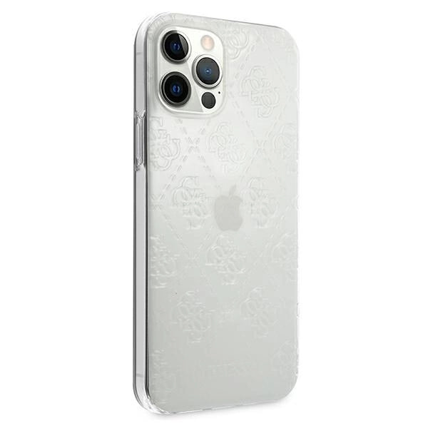 Guess GUHCP12L3D4GTR iPhone 12 Pro Max 6.7" transparent hardcase 4G 3D Pattern Collection_3