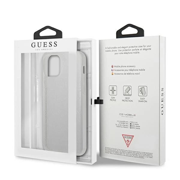 Guess GUHCP12L3D4GTR iPhone 12 Pro Max 6.7" transparent hardcase 4G 3D Pattern Collection_7
