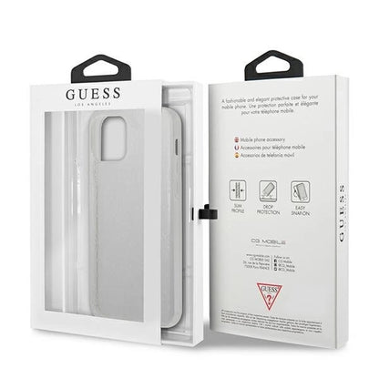 Guess GUHCP12L3D4GTR iPhone 12 Pro Max 6.7" transparent hardcase 4G 3D Pattern Collection_7
