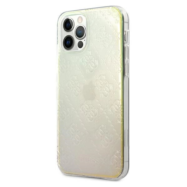 Guess GUHCP12M3D4GIRBL iPhone 12/12 Pro 6.1" iridescent/iridescent hardcase 4G 3D Pattern Collection_1