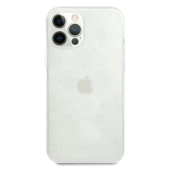 Guess GUHCP12M3D4GTR iPhone 12/12 Pro 6.1" transparent hardcase 4G 3D Pattern Collection_2