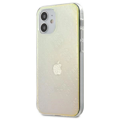 Guess GUHCP12S3D4GIRBL iPhone 12 mini 5.4&quot; iridescent/opal hardcase 4G 3D Pattern Collection_1