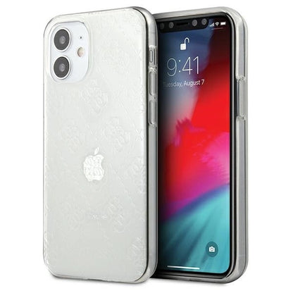 Guess GUHCP12S3D4GTR iPhone 12 mini 5.4" transparent hardcase 4G 3D Pattern Collection_0