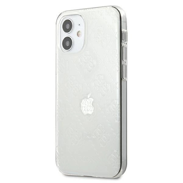 Guess GUHCP12S3D4GTR iPhone 12 mini 5.4" transparent hardcase 4G 3D Pattern Collection_1